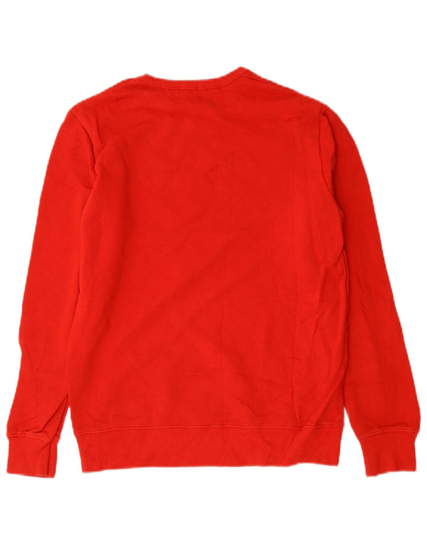 Bluza chłopięca Benetton z grafiką, 11-12 lat, 2XL, czerwona, bawełniana