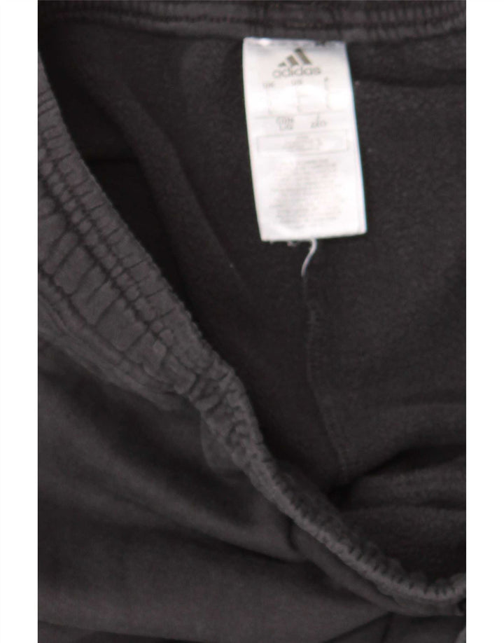 Męskie spodnie dresowe Adidas Cargo, duże, czarne, bawełniane