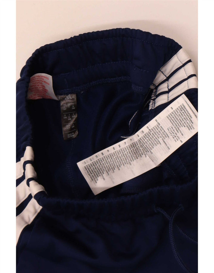 Chłopięce spodnie dresowe Adidas Climacool 9-10 lat, granatowe, poliestrowe