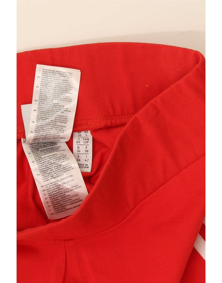 Legginsy Damskie Adidas UK 10 Małe Czerwone Bawełniane