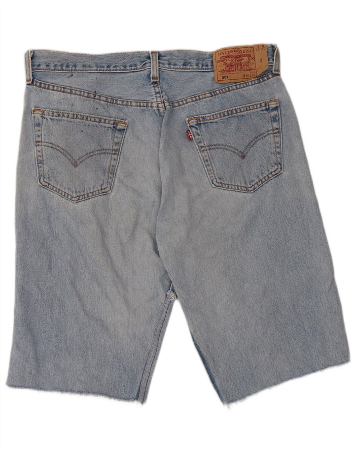 Męskie spodenki jeansowe LEVI'S 501 W36, duże, niebieskie, bawełniane