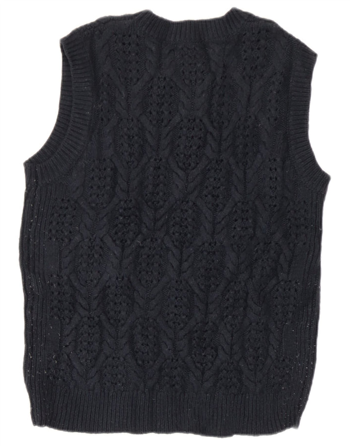 Tank top damski Marks & Spencer UK 14, średni granatowy, akryl