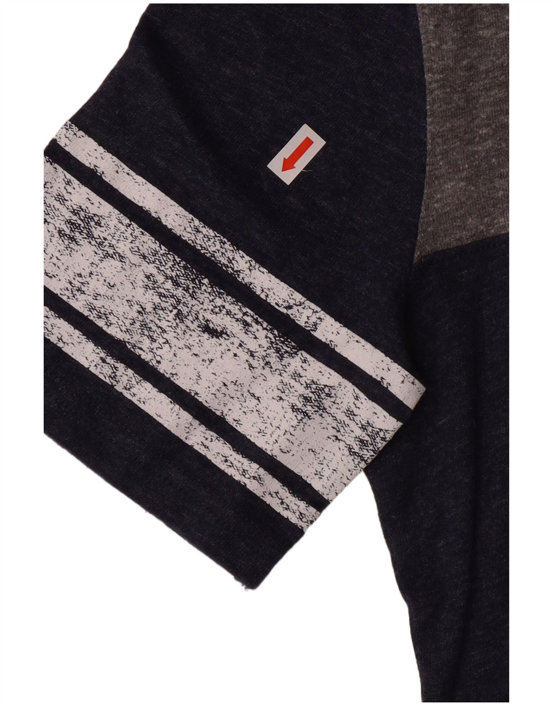 Damska koszulka z grafiką Reebok Top UK 14, duża, granatowa, poliester