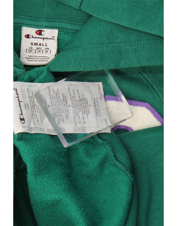 Damska bluza z kapturem i zamkiem błyskawicznym CHAMPION Oversize UK 10 Small Green