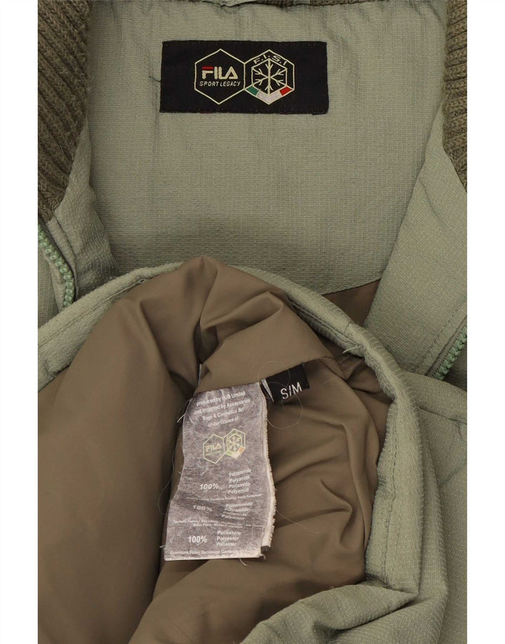 Męska ocieplana kurtka Fila UK 36 Small Khaki, poliamid