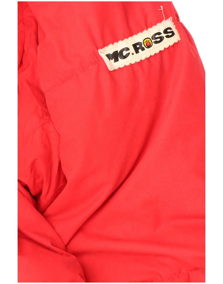 Męska ocieplana kurtka z kapturem MC Ross UK 36 Small Red Cotton