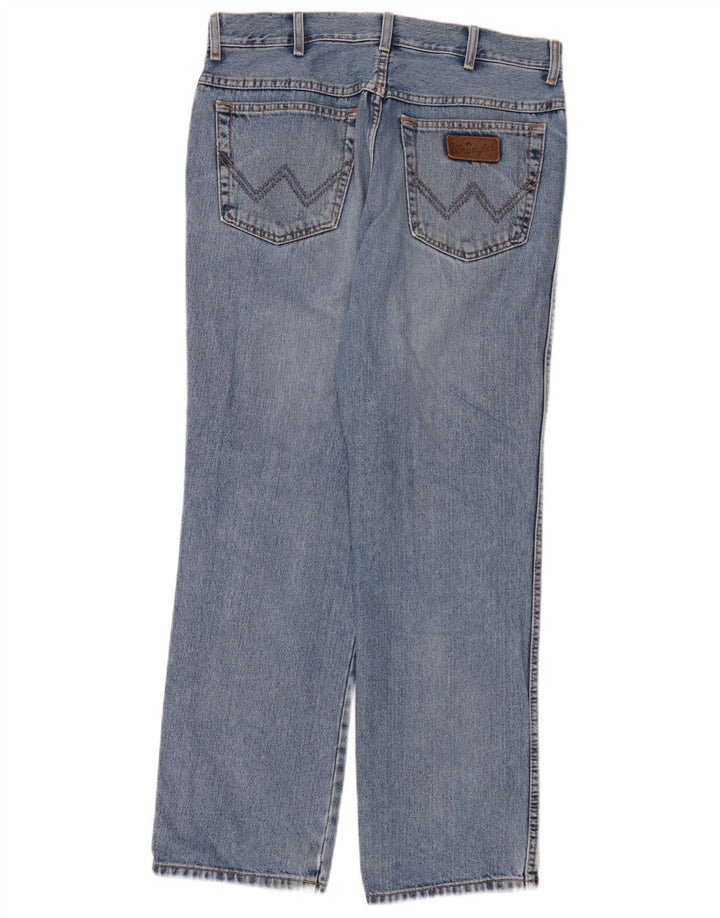 Męskie jeansy Wrangler Texas Straight W34 L30 Niebieskie, bawełniane