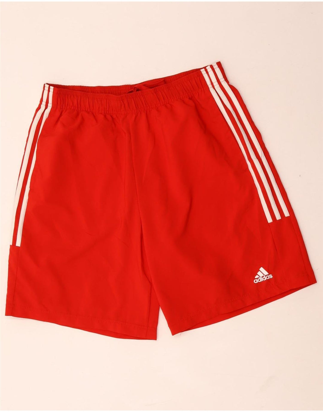 Męskie spodenki sportowe Adidas, duże, czerwone, poliestrowe