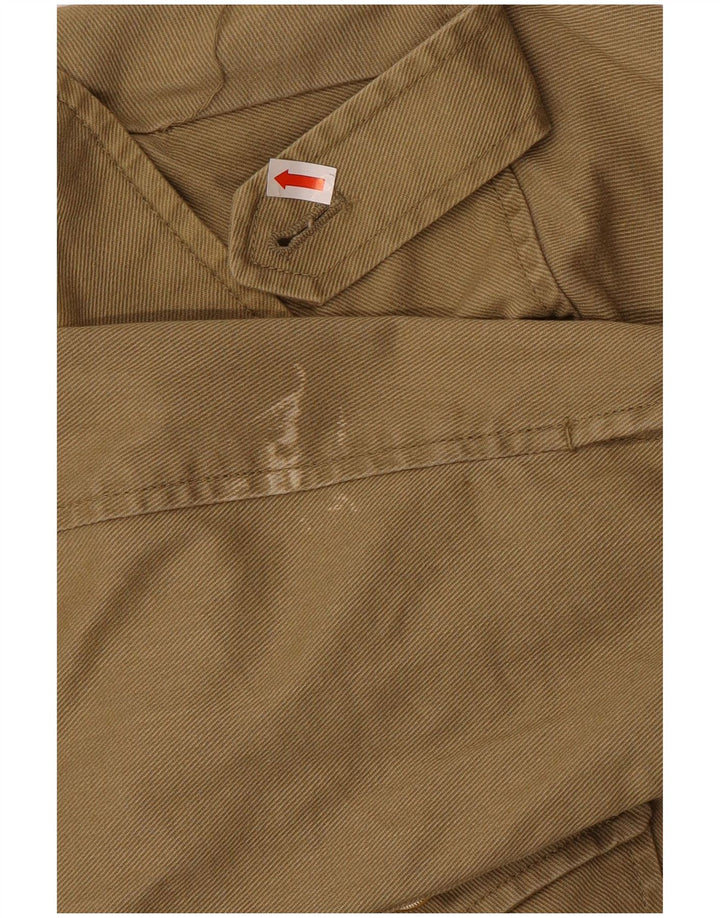 Damska kurtka wojskowa Zara UK 14, średnia, bawełniana khaki
