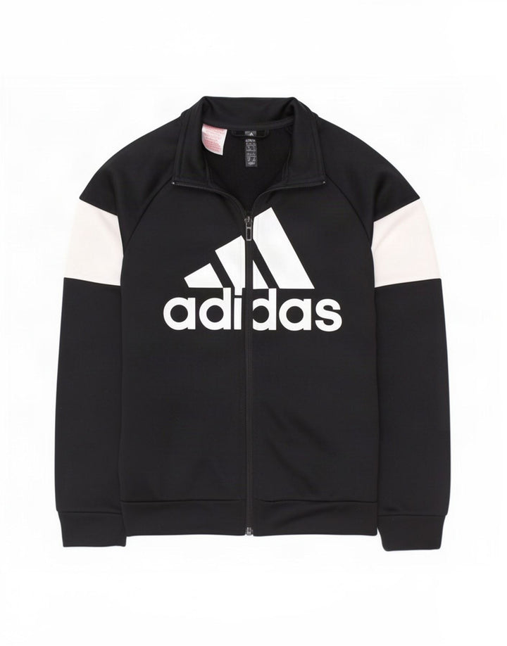Chłopięca kurtka dresowa Adidas Graphic 9-10 lat w kolorze czarnym
