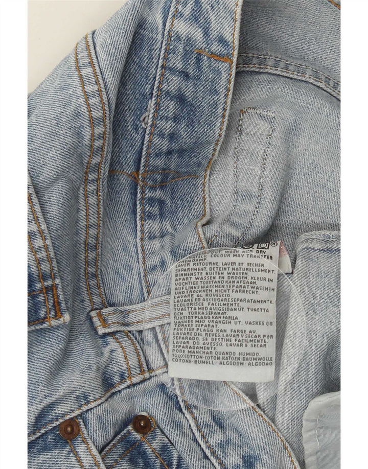 Męskie proste dżinsy Levi's W34 L36 Niebieskie bawełniane