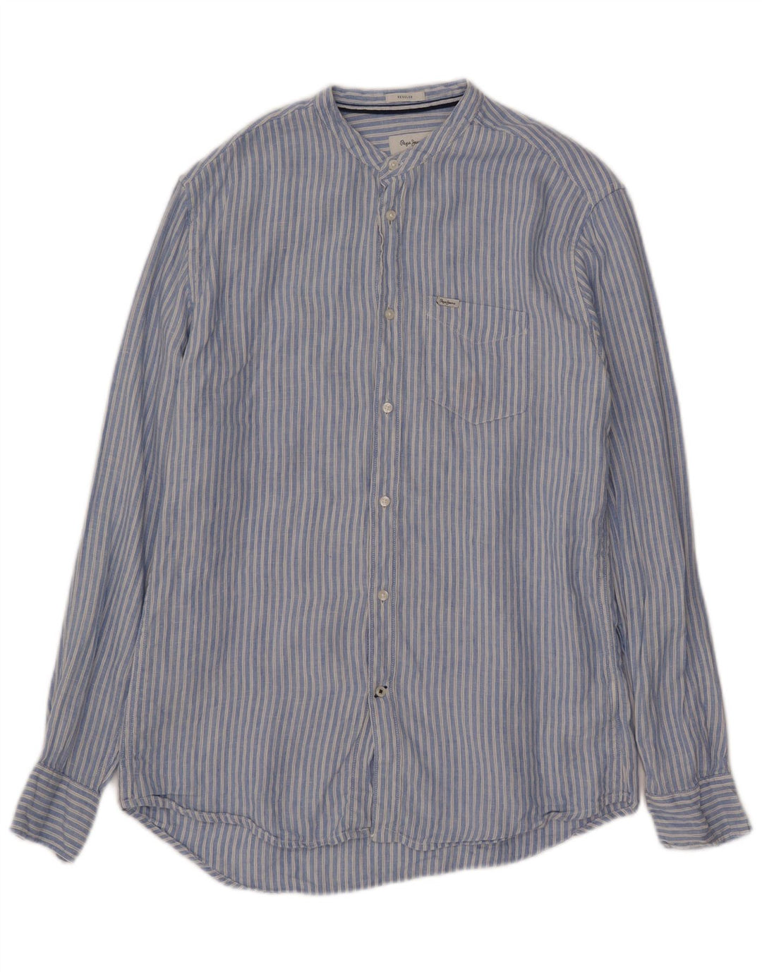 Koszula damska PEPE Jeans UK 10 w małe, niebieskie paski