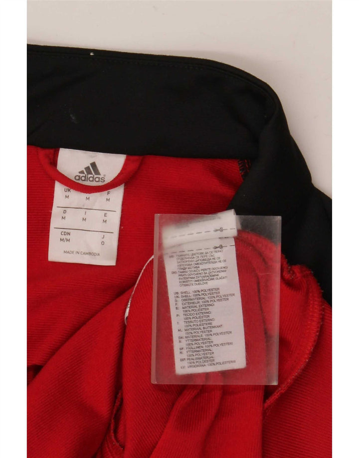 Adidas Męska bluza dresowa Top Jacket Medium Red Colorblock Poliester