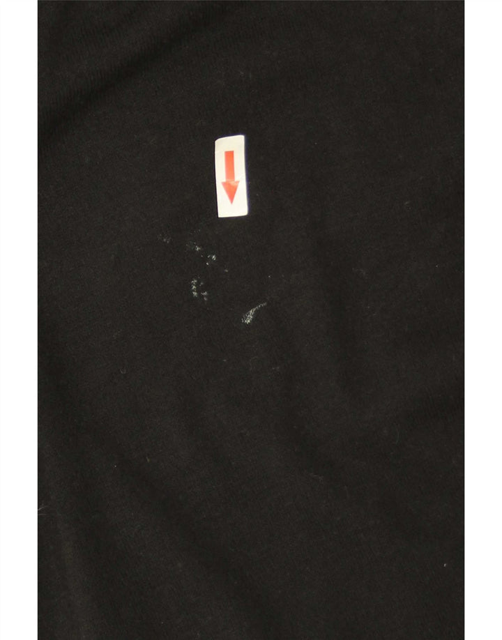 Marks & Spencer Męski sweter z dekoltem w kształcie litery V, XL, czarny, akrylowy