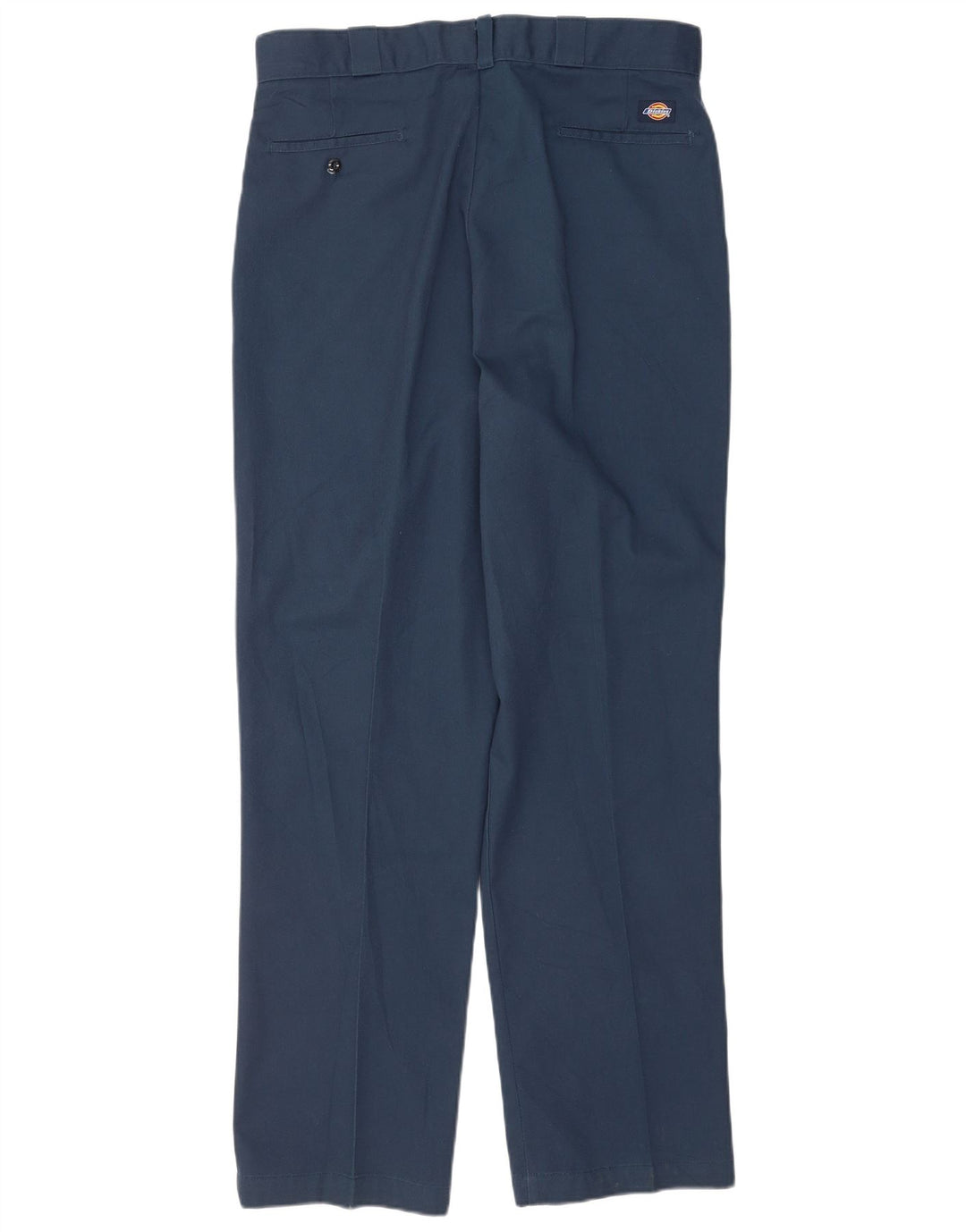 Męskie proste spodnie chino Dickies W38 L34 granatowy poliester