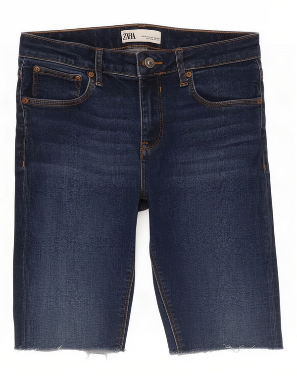 Damskie spodenki jeansowe Zara EU 38 Small W28 Granatowe