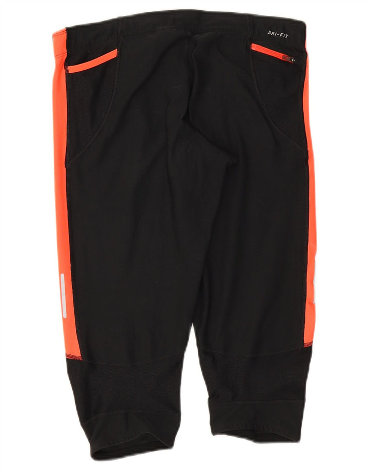 Damskie legginsy Nike Dri Fit Capri UK 12 w kolorze średniej czerni