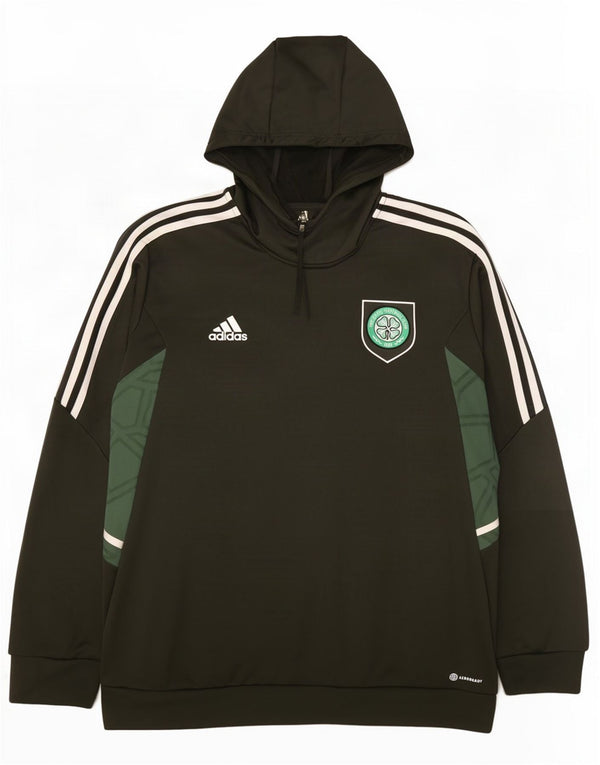 Męska bluza z kapturem Adidas Celtic Football Club XL w kolorze zielonym