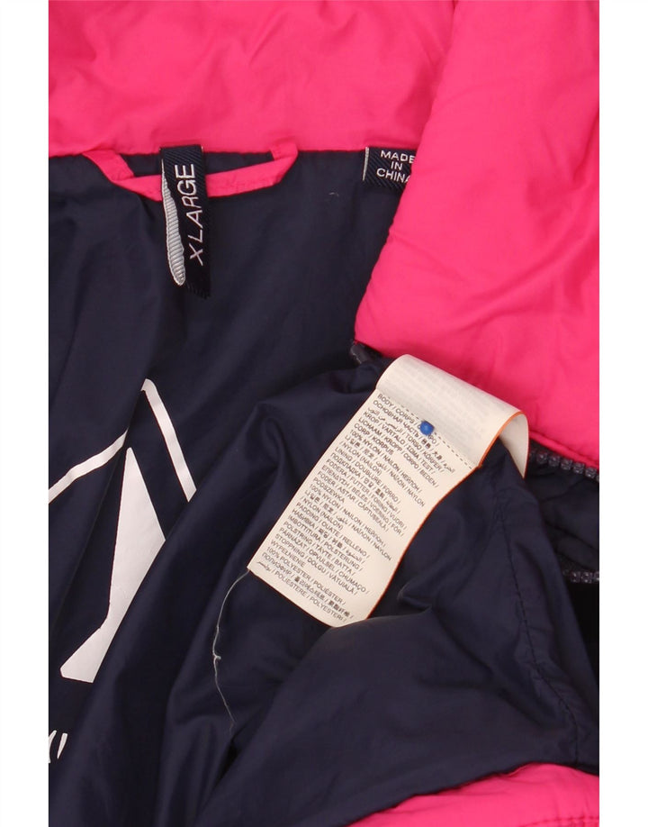 Damska ocieplana kurtka SUPERDRY UK 18 XL, różowy nylon