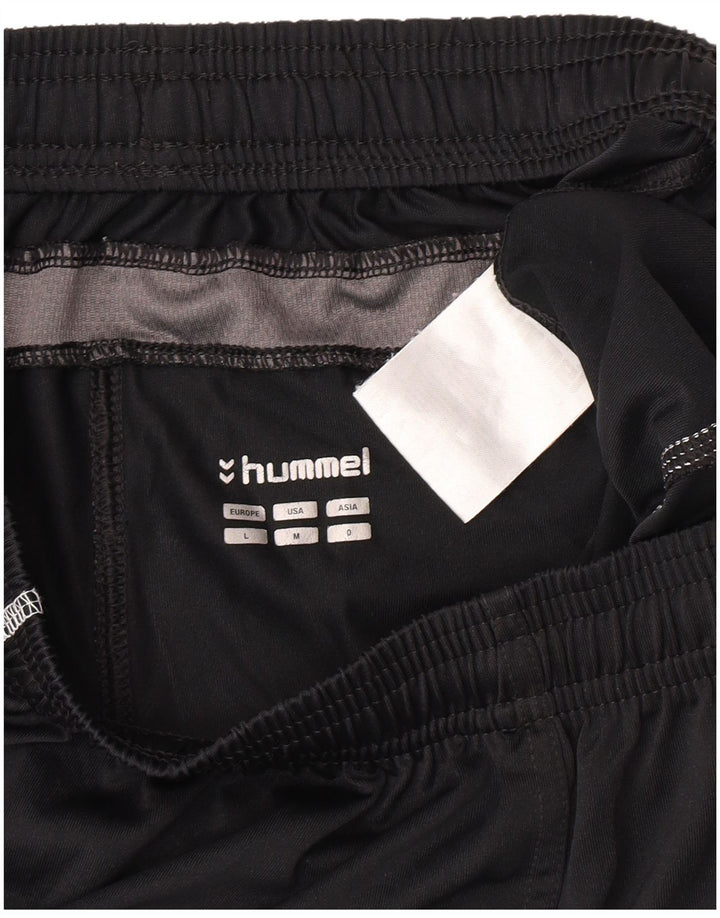 Męskie spodenki sportowe Hummel Graphic, średni czarny poliester