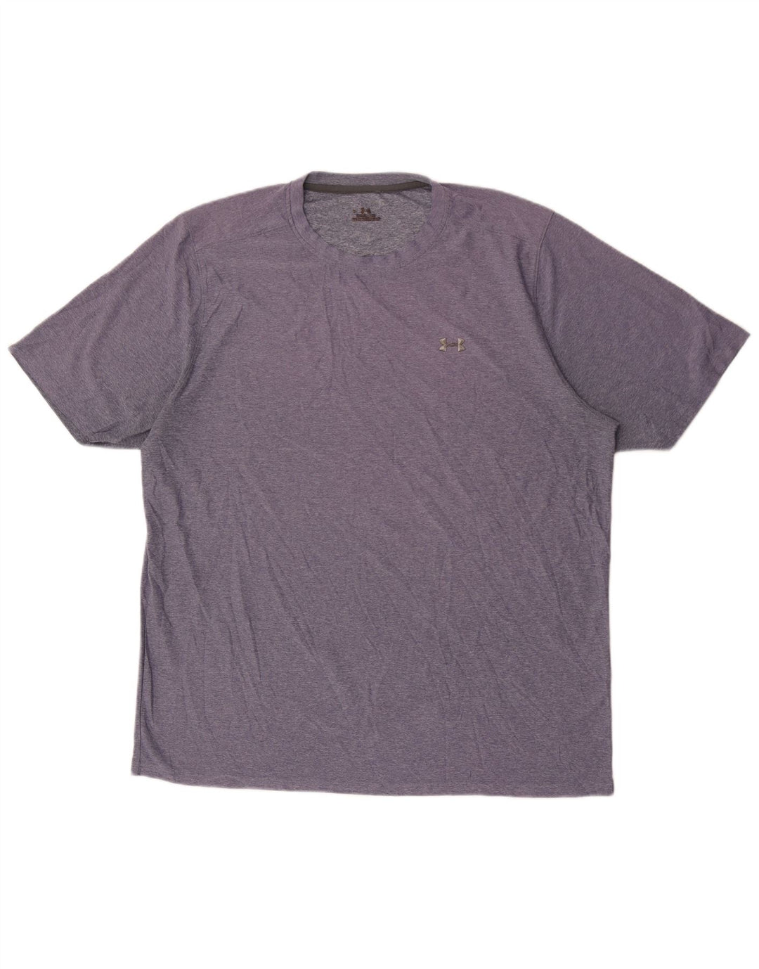 UNDER ARMOUR Męski T-shirt Top XL Fioletowy Nakrapiany