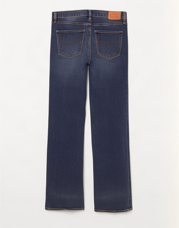 Damskie dżinsy Levi's 314 Shaping Straight W30 L31 Niebieska bawełna