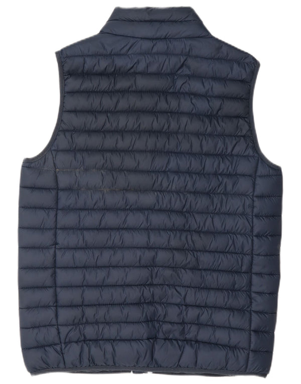 Męska wyściełana kamizelka Crew Clothing UK 36, mała, granatowa, nylonowa