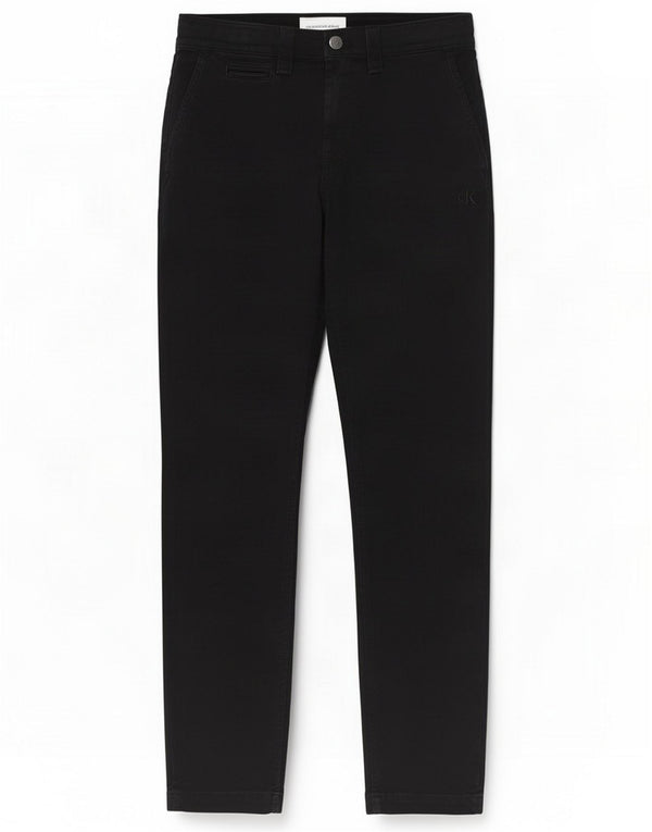 Męskie spodnie chino Calvin Klein W28 L32, czarne, bawełniane