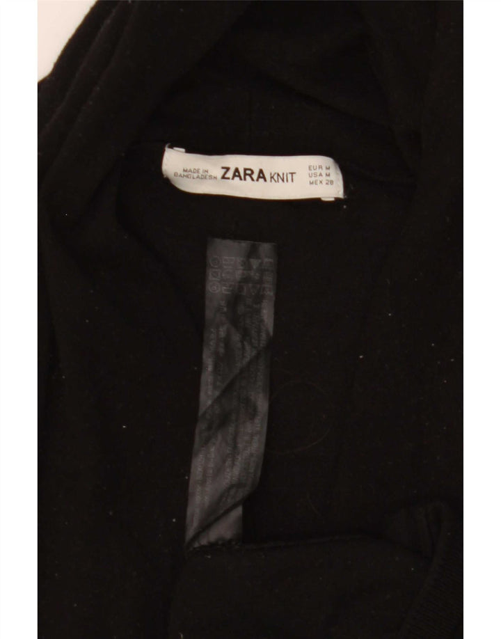Sweter damski Zara UK 12, średni czarny, wiskoza