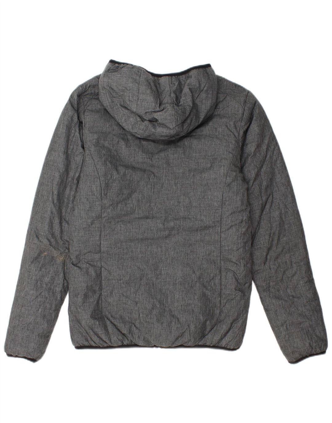 Dwustronna ocieplana kurtka damska Ellesse z kapturem, oversize, UK 10, mała, szara