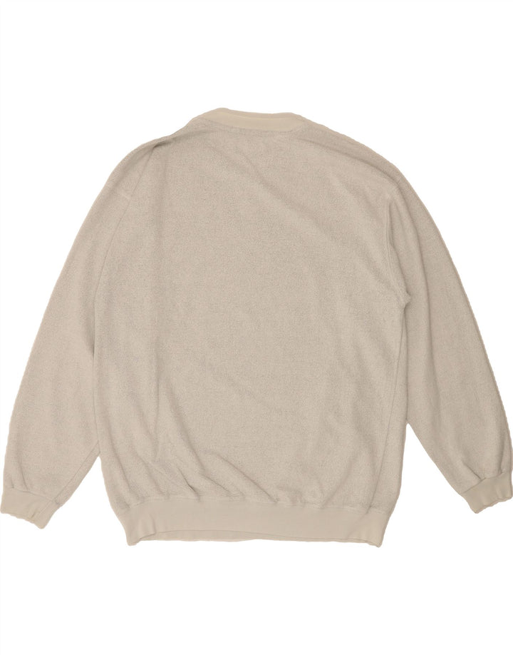 LEE Mens Sweatshirt Jumper 2XL White Vintage Lee and Second-Hand Lee from Messina Hembry 