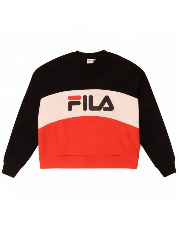 Damska bluza z grafiką Fila, UK 14, średnia, wielobarwna