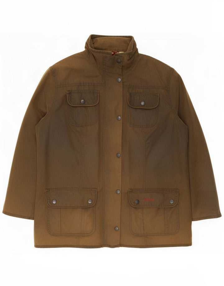 Kurtka damska Barbour z woskowanej bawełny UK 16, duża khaki