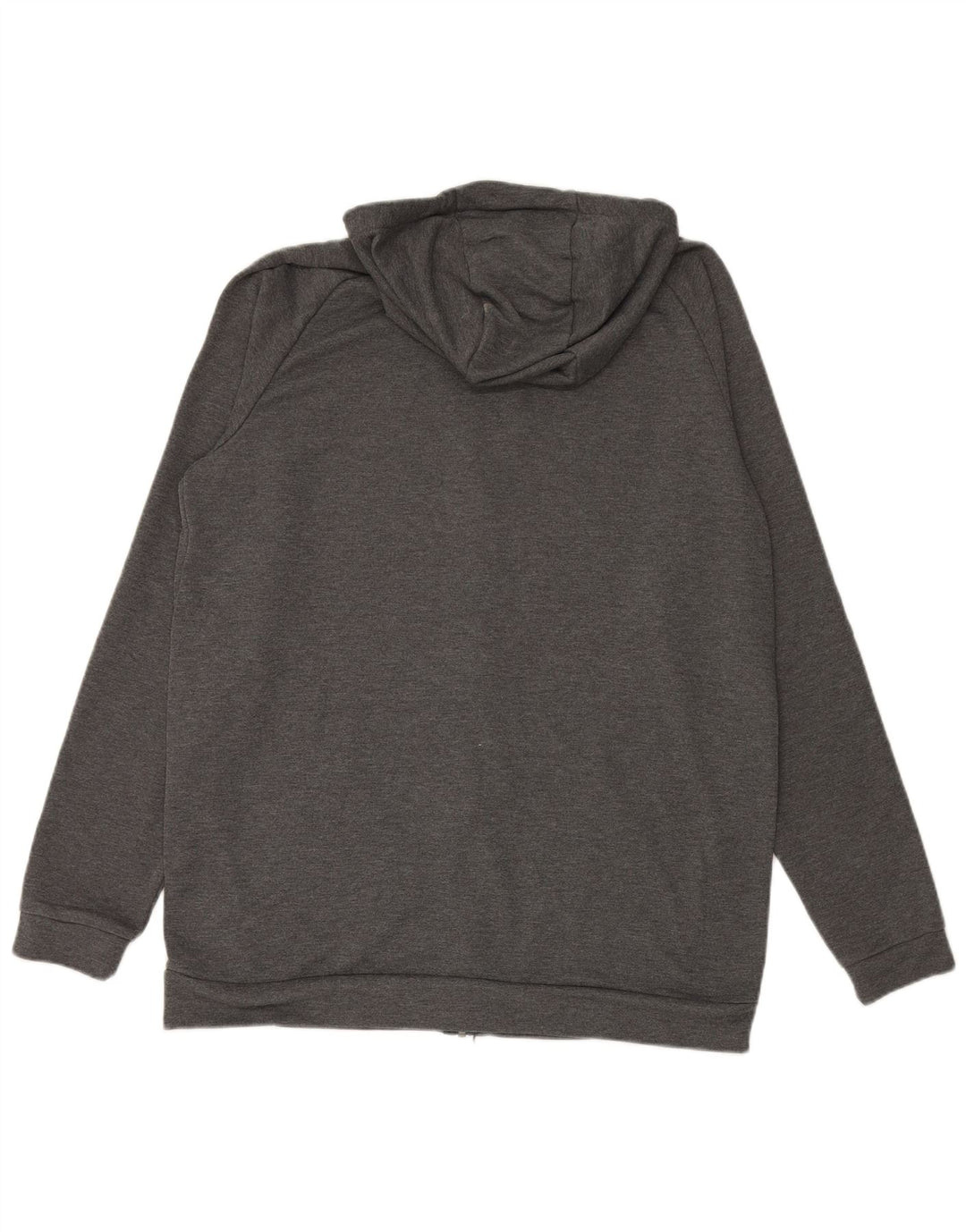 Męski sweter z kapturem i zamkiem NIKE Dri Fit XL, szary, poliestrowy