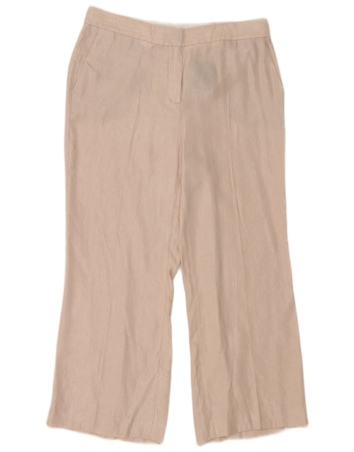 Spodnie damskie Massimo Dutti Regularne, przycięte EU 42, duże W32 L26, różowe