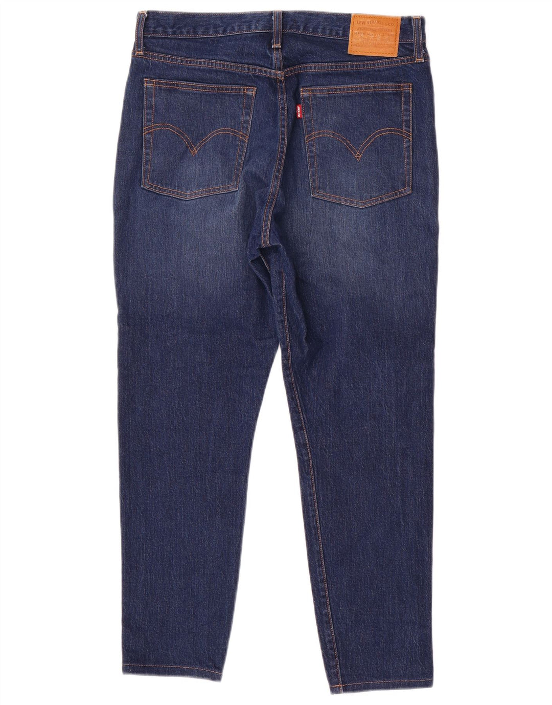 Damskie jeansy Levi's Wedgie Cropped W30 L26 Niebieskie bawełniane