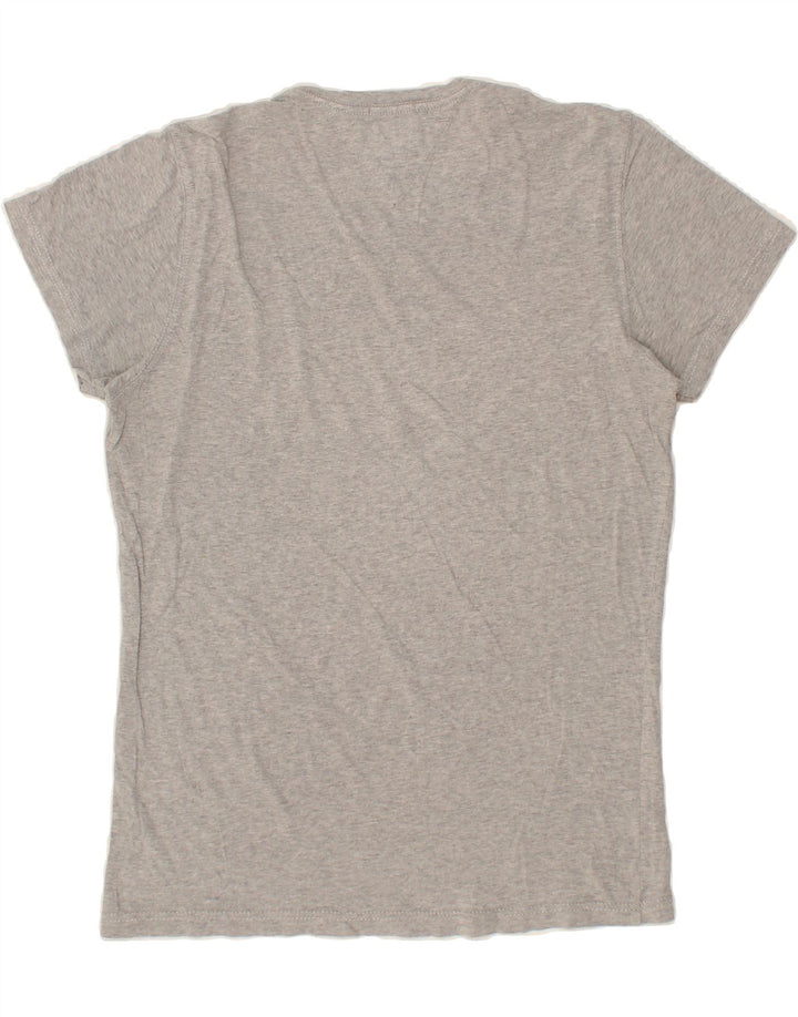 TOMMY HILFIGER Mens Graphic T-Shirt Top Medium Grey Cotton Vintage Tommy Hilfiger and Second-Hand Tommy Hilfiger from Messina Hembry 