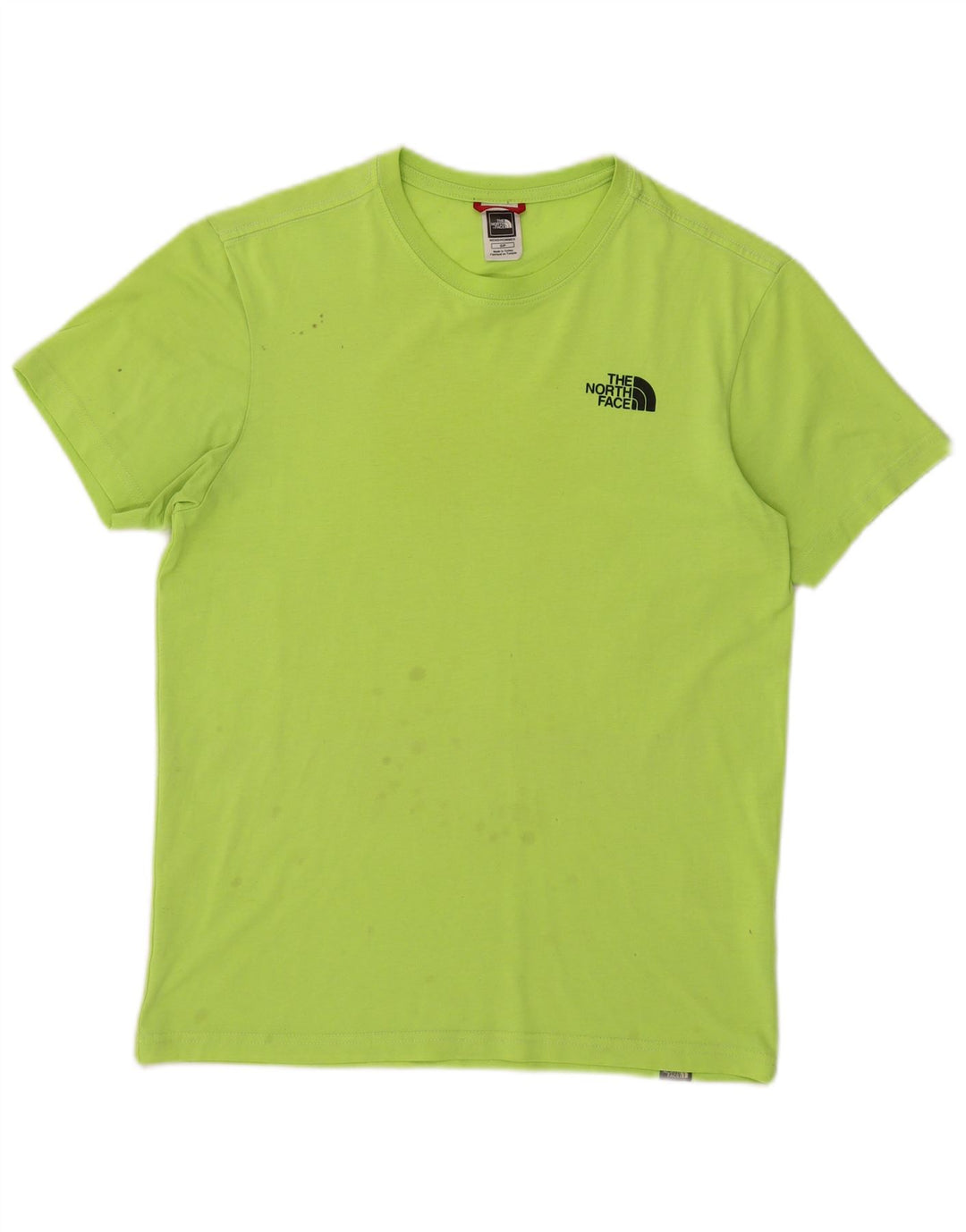 Męski T-shirt z grafiką The North Face, mały, zielony, poliestrowy