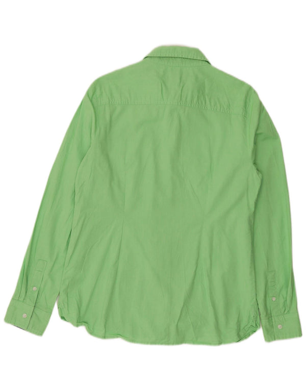 Damska koszula Tommy Hilfiger Classic Fit UK 14, średnia, zielona bawełna