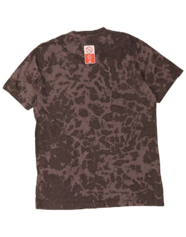 Adidas Męska koszulka Top Medium Grey Tie Dye Cotton