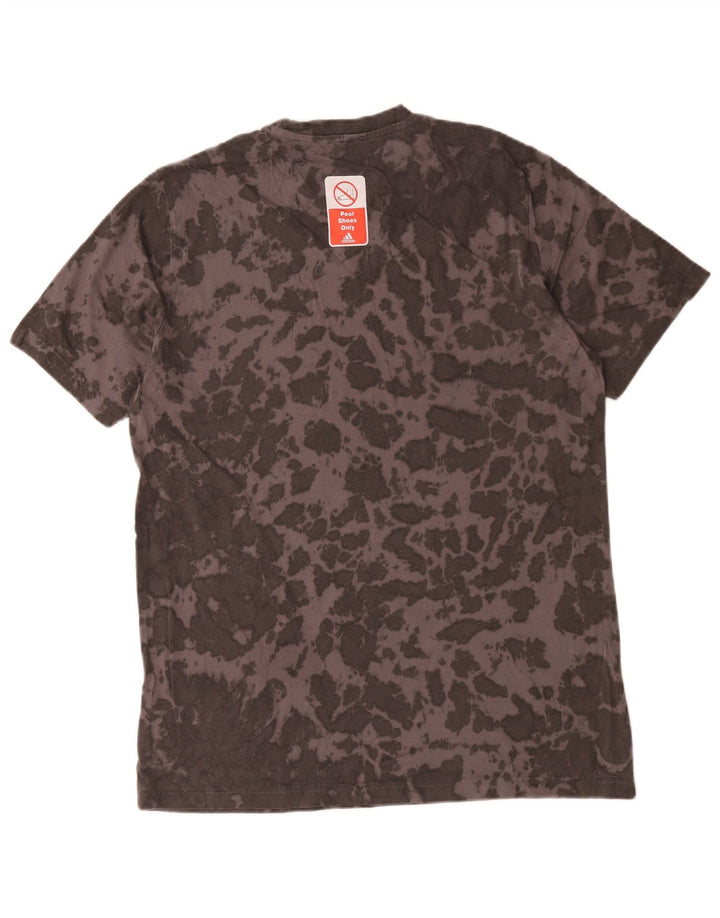 Adidas Męska koszulka Top Medium Grey Tie Dye Cotton