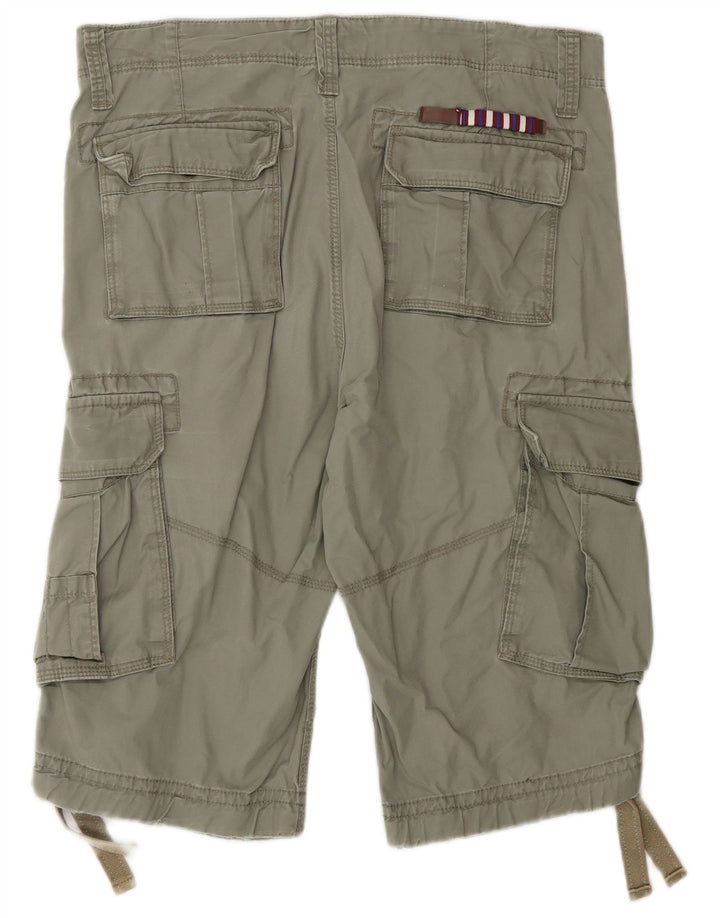Męskie bermudy Celio Graphic Cargo W32 Medium Green