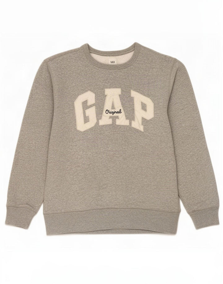 Damski sweter graficzny Gap UK 14, średni szary