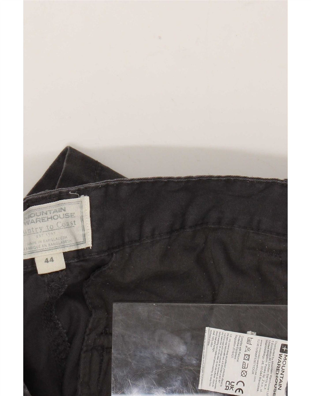 Męskie spodenki cargo Mountain Warehouse 2XL W44, szara bawełna