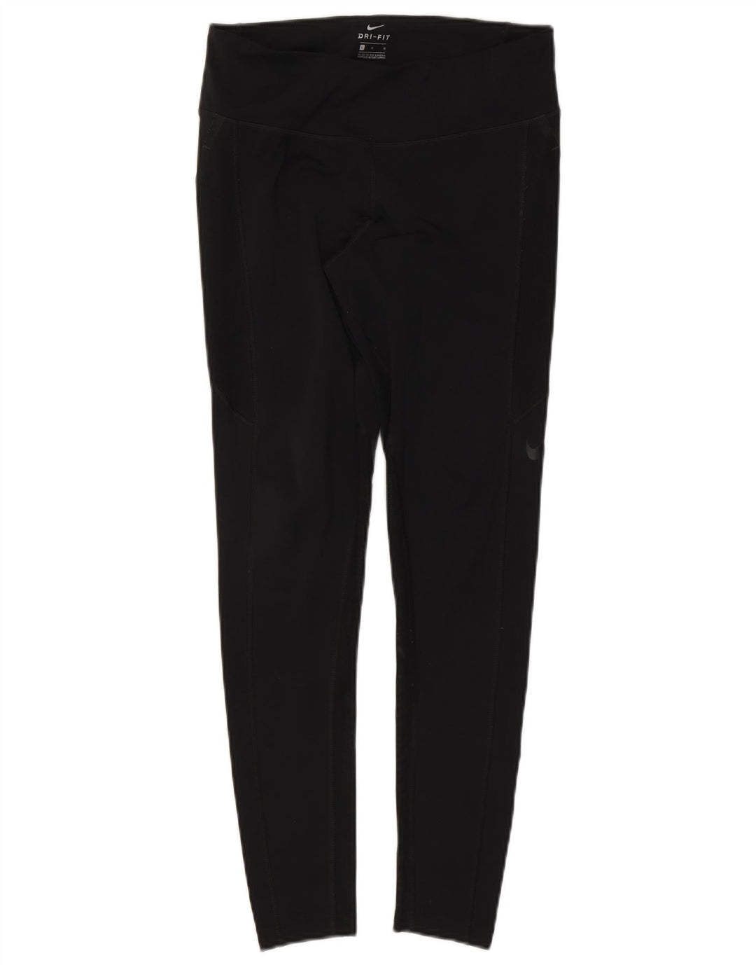 Damskie legginsy Nike Dri Fit UK 14, duże, czarne, poliestrowe