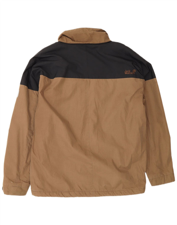 Męska kurtka wiatrówka JACK WOLFSKIN UK 38 w kolorze średniego brązu