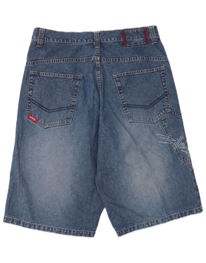 Damskie spodenki jeansowe Billabong Graphic W32, duże, niebieskie, bawełniane