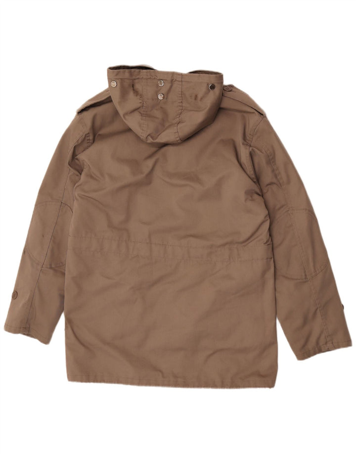Adler Męska kurtka Adler Shearling Parka IT 48 Średni brązowy poliester