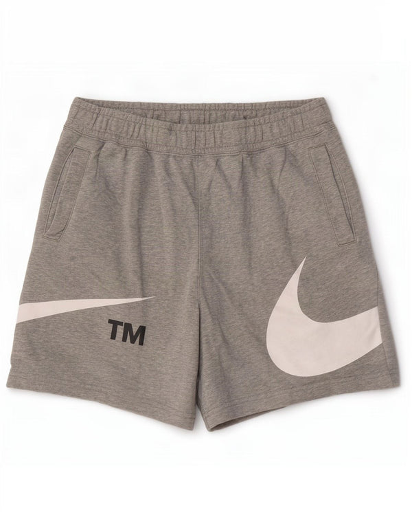Męskie spodenki sportowe Nike Graphic, średnioszare, bawełniane