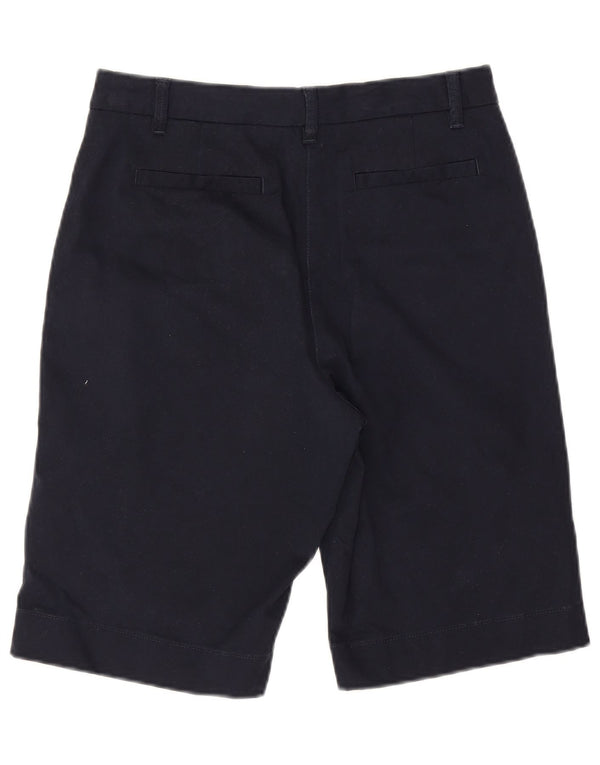 Marks & Spencer Damskie spodenki Chino UK 10 Small W30 Granatowe, bawełniane